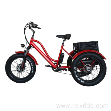 Factory Outlet Disc Brake Electric Powered Tricycle